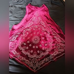 Free People Women's small velvet tank top